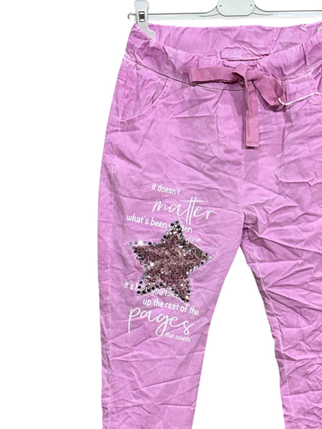 Oz - Women's Embelished Crinkle Jogger