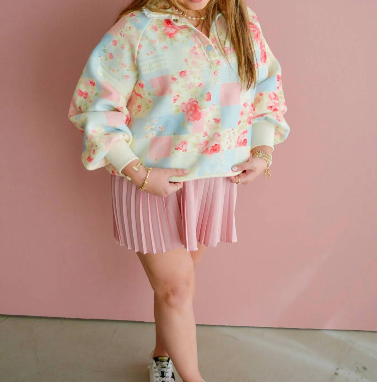 Brianna Cannon - Pleated Mini Skirt