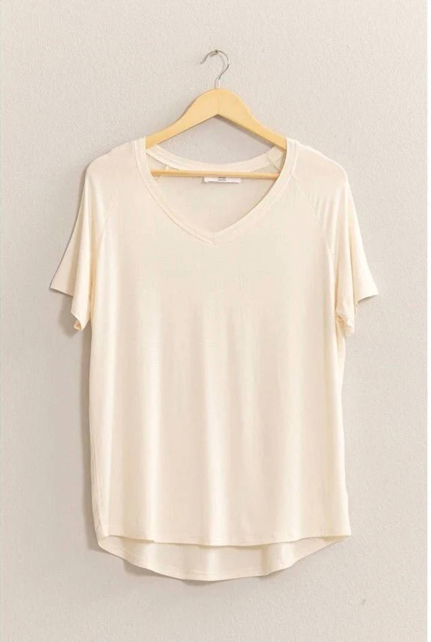 Hyfve - Women's Oversized V-neck Relaxed Top