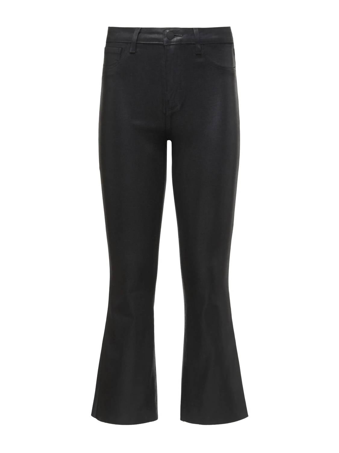 L'Agence - Kendra Coated Crop Flare Jean