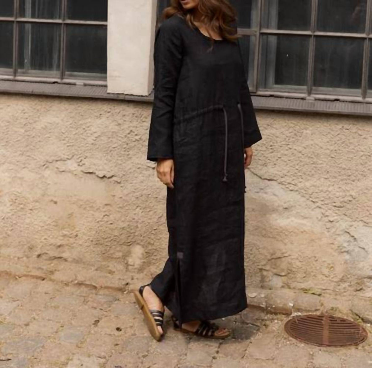 Henriette Steffensen - Long Sleeve Midi Dress