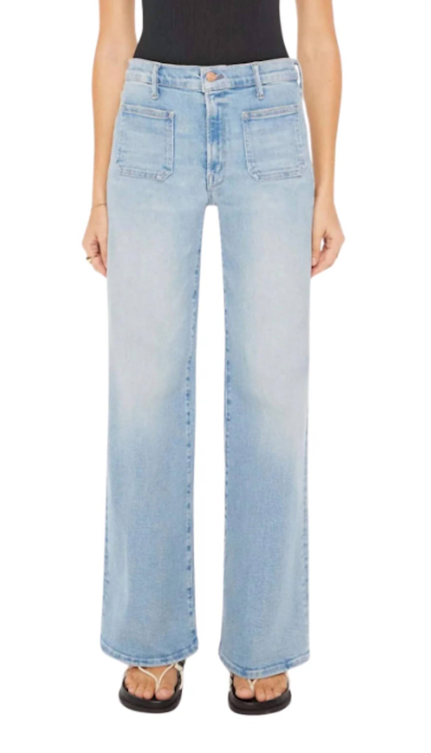 Mother - Lil Patch Pocket Undercover Sneak Jeans
