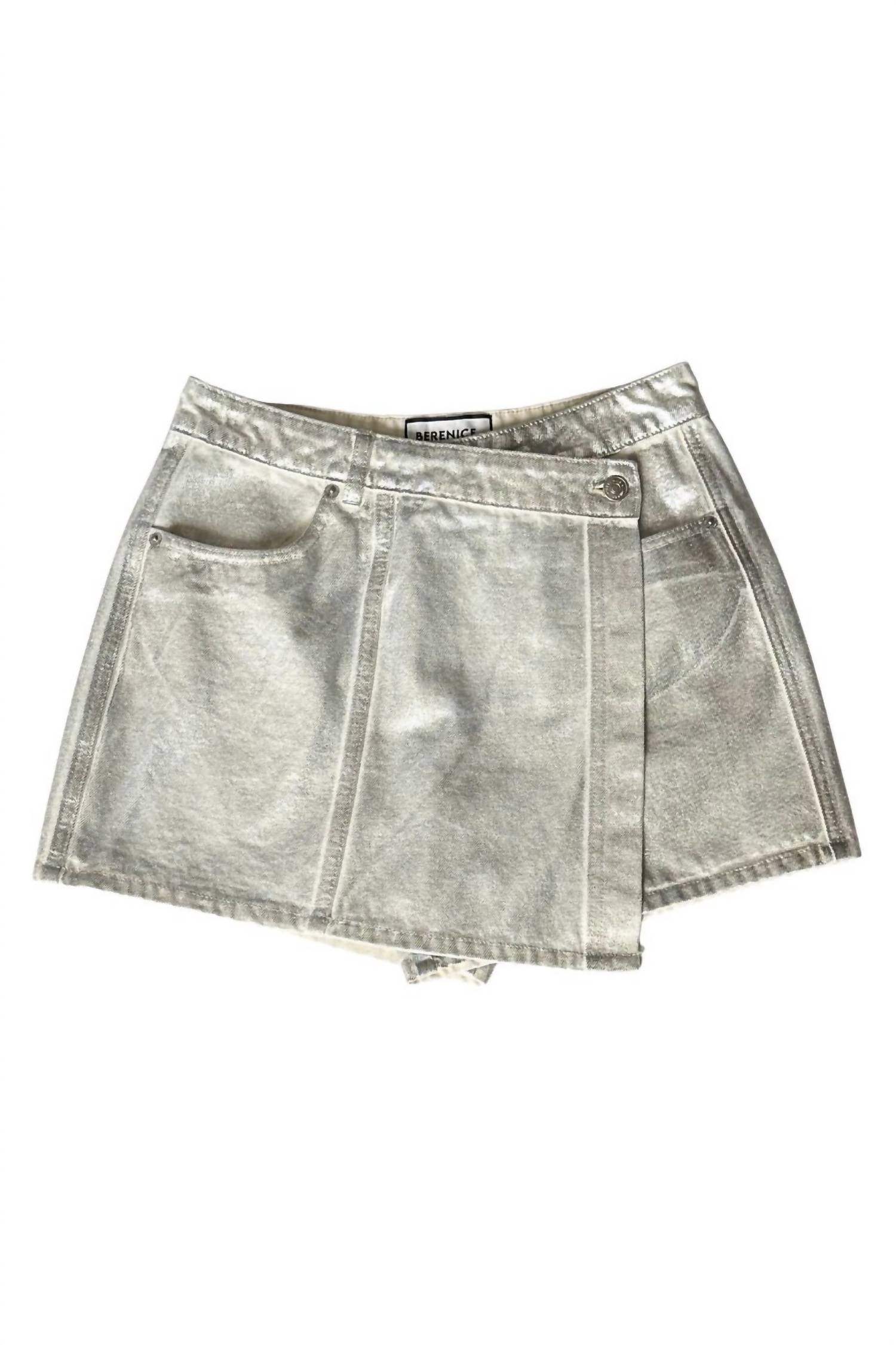 Berenice - Jery Metallic Mini Skort