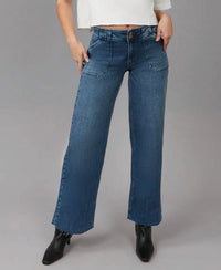 Lola Jeans - Nova Mid Rise Wide Leg Jeans