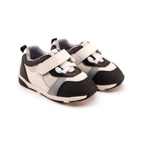 OLDSOLES Kid's 2118 Sporty Squad Sneakers in snow black dusty blue - kids' sneaker - detail view