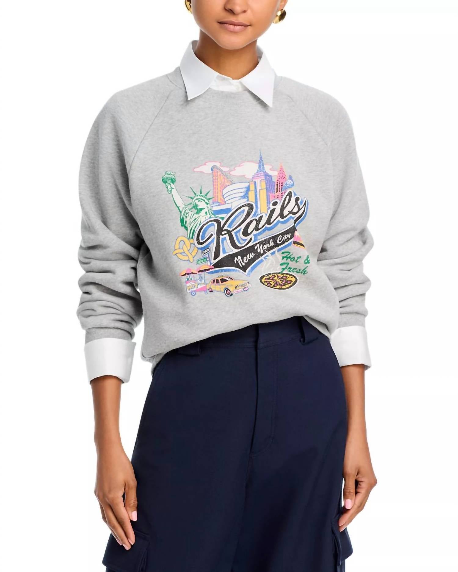 Rails - Women's NYC Crewneck Sweater