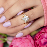Starlette Women's Be The Belle Ring in gold - women's jewelry - detail view