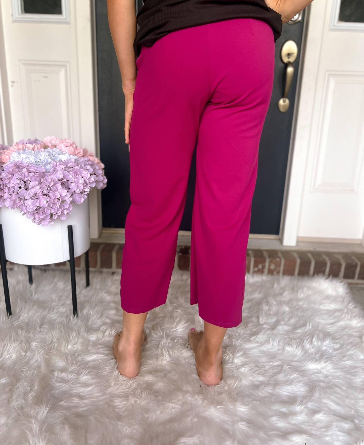 Heimish Usa - Lucy Wide Leg Stretchy Crop Pants
