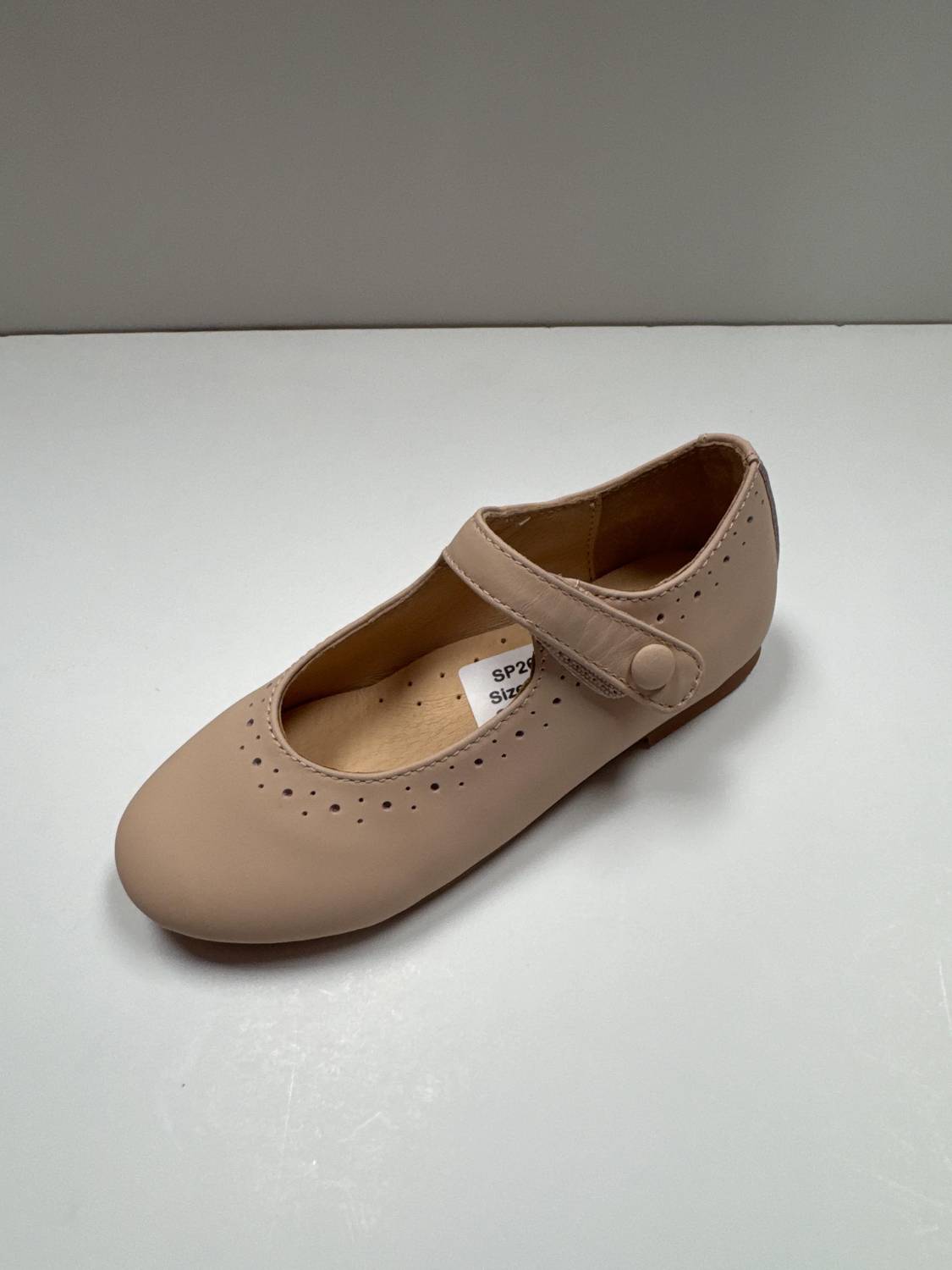 1936 - Kid's Violet Dots Trim Mary Jane Shoes