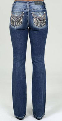 Miss Me - Women's Mid-rise Boot Cut Jeans
