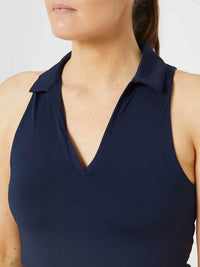 Lucky In Love - Hip Fit Polo Tank Top