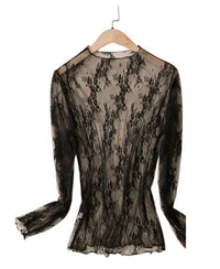 Accity - Women's Sexy Mesh Blouse