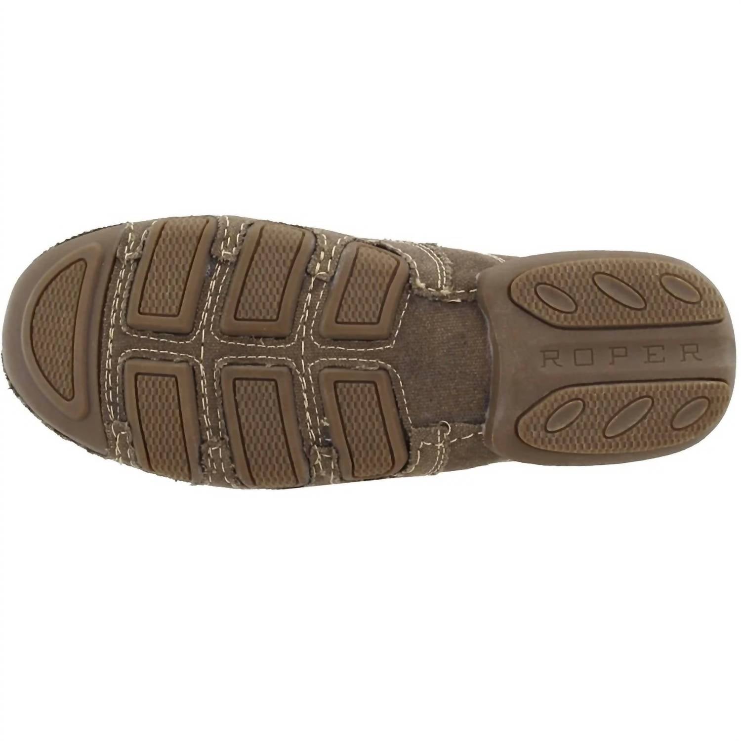 ROPER Men's Driving Moc Slip-on Casual Shoe in chocolate - men's sneaker - alternate view