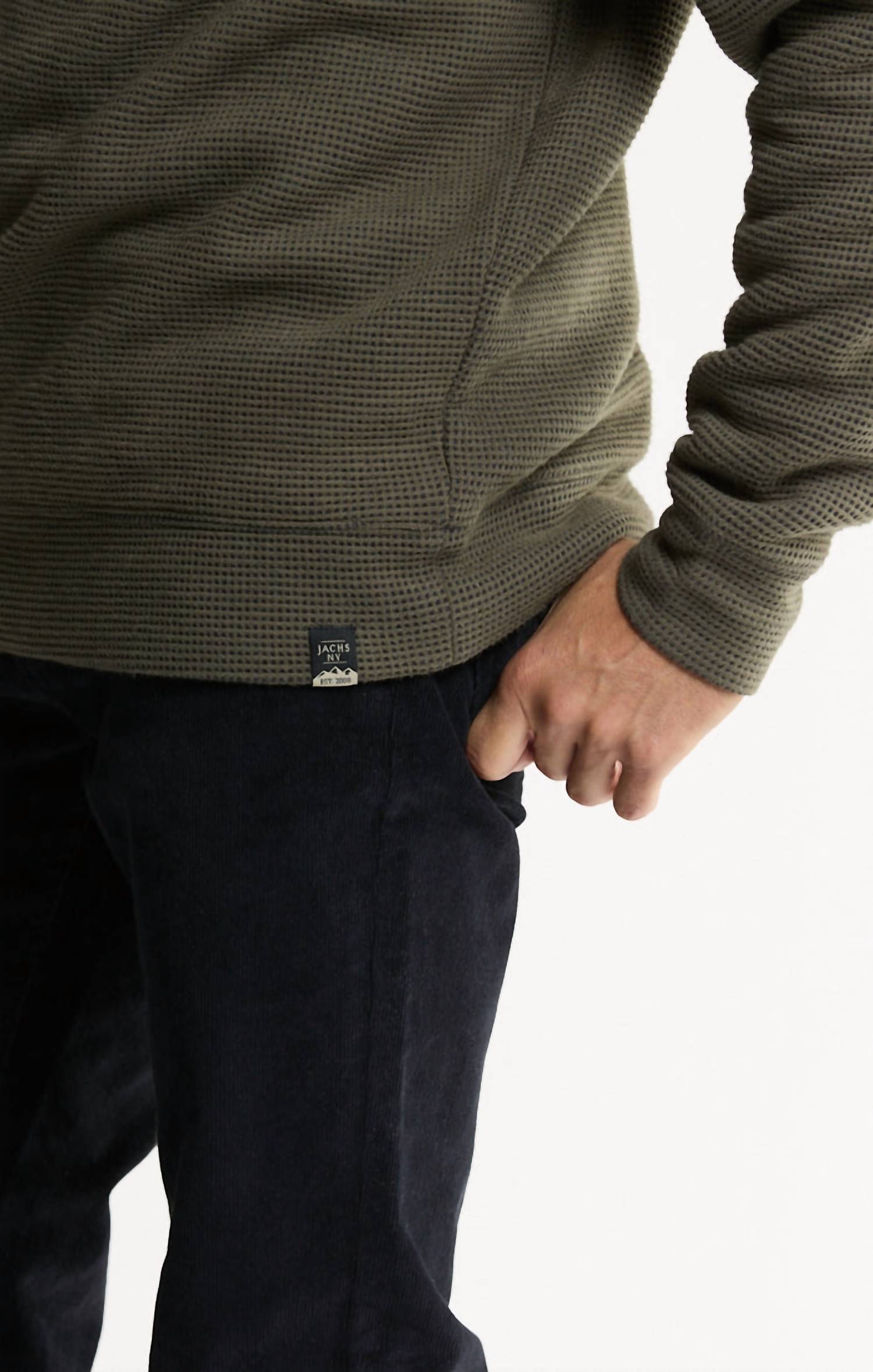 Jachs New York - Sherpa Lined Crewneck Sweatshirt