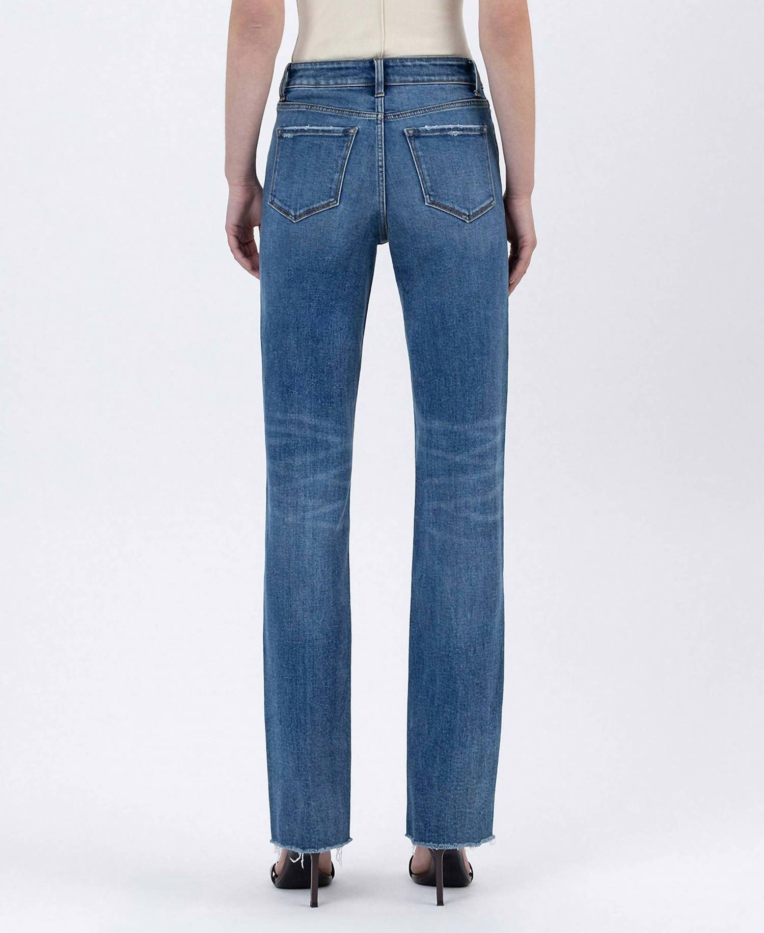 Vervet By Flying Monkey - Paris High Rise Straight Leg Jeans