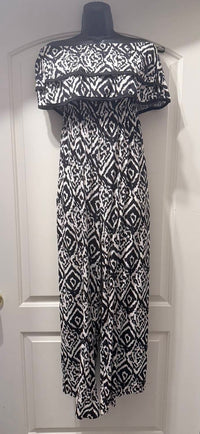 SHE + SKY Women's Avalea Jumpsuit in black white - women's pants