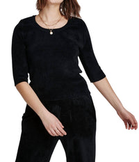 Another Love - Leo Scoop Neck Top