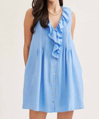 Entro - Woven Ruffled Mini Dress