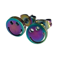 Jack And Jewelz - Smiley Stud Earrings