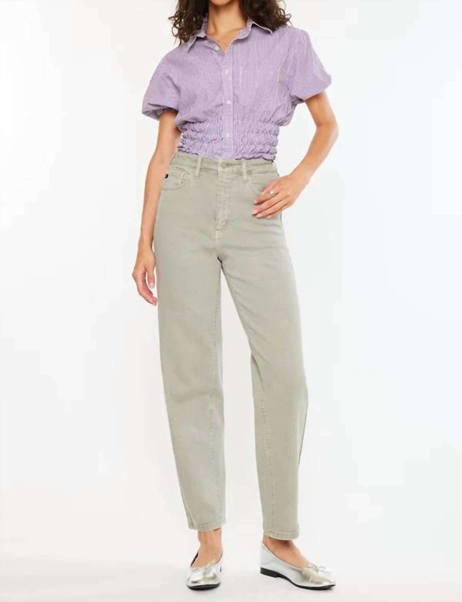 Kancan - Sonya High Rise Slim Balloon Jeans