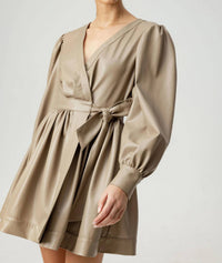 Sundays - Vegan Leather Flora Dress