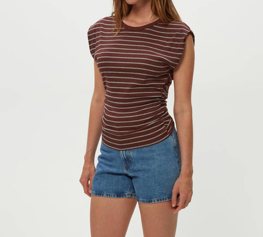 Michael Stars - Joni Power Shoulder Tee