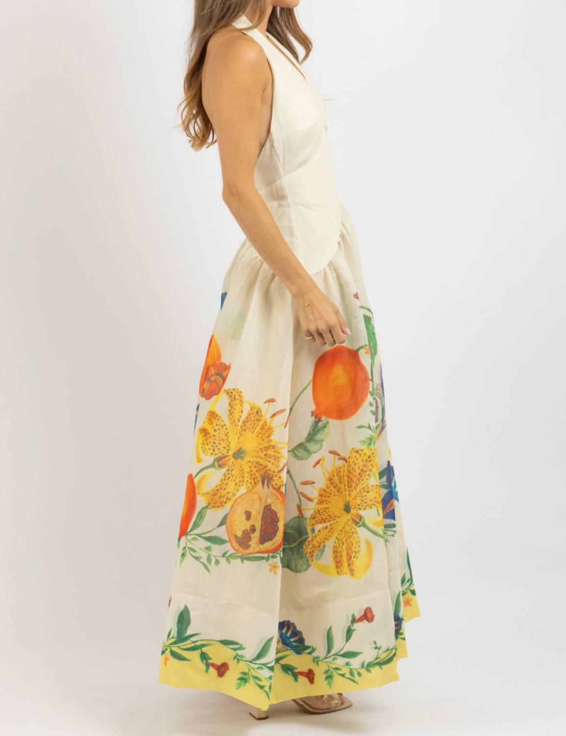 Luxxel - Dahlia Halter Maxi Dress