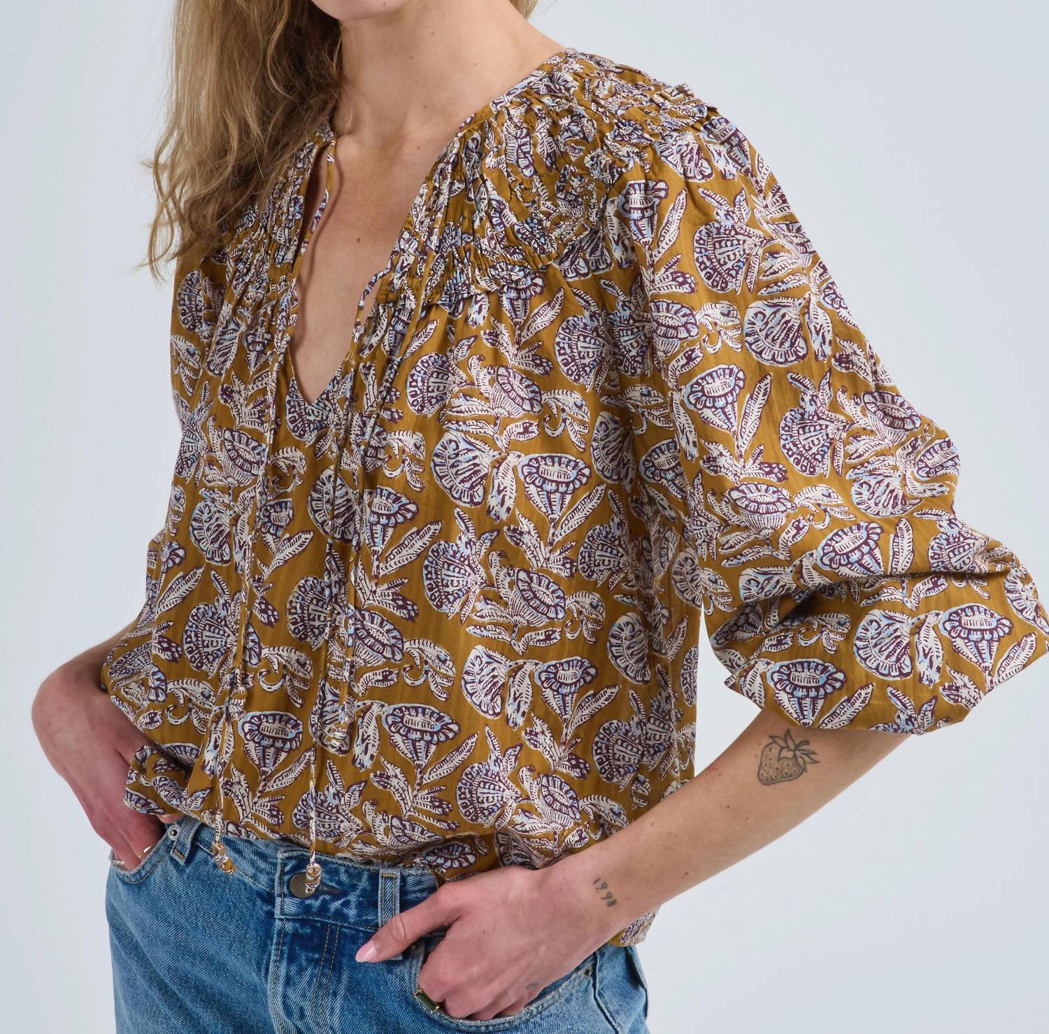 Ulla Johnson - Elvie Self Tie Top
