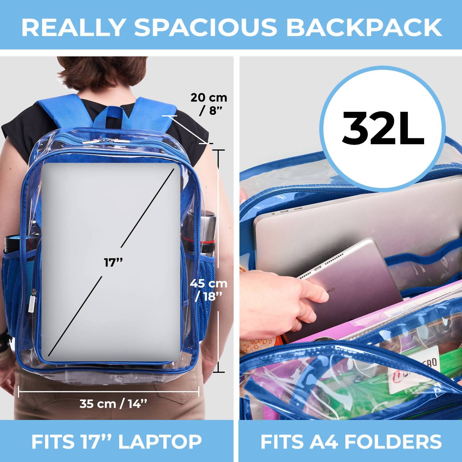 Shylero - Women's Clear Backpack