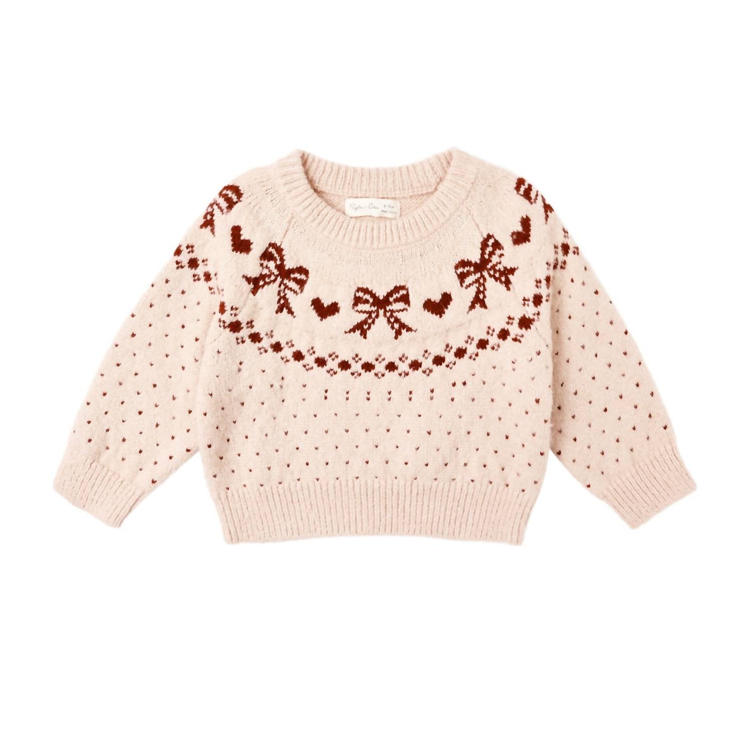 Rylee + Cru - Girl's Fair Isle Sweater