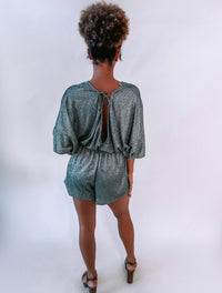 Geegee - Glitter V-neck Romper