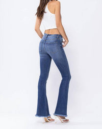Frayed Hem Bell Bottoms