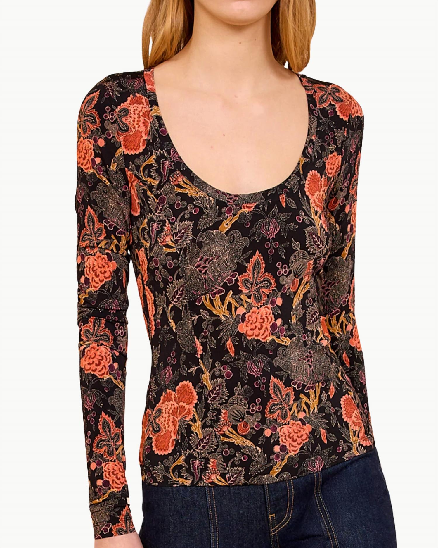 Ulla Johnson - Aris Jersey Long Sleeve U-neck Top