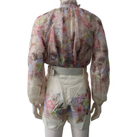 Elppis - Tropical Blouse and Shorts Set