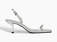 Schutz - Women's Judith Metallic Stilleto Heel Sandals