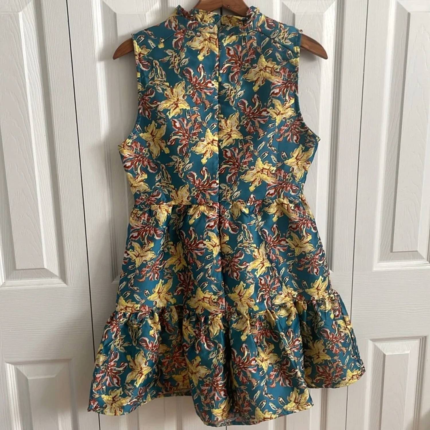 Fate - Floral Jacquard Mini Dress