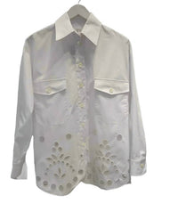 Mantu - Women's Blouse With Punched Holes