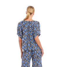 Karen Kane - Puff Sleeve Peasant Top