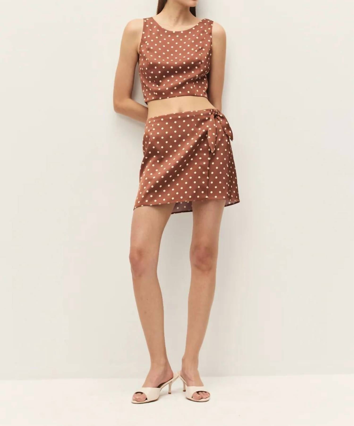 Elodie - Beatrix Polka Dot Top