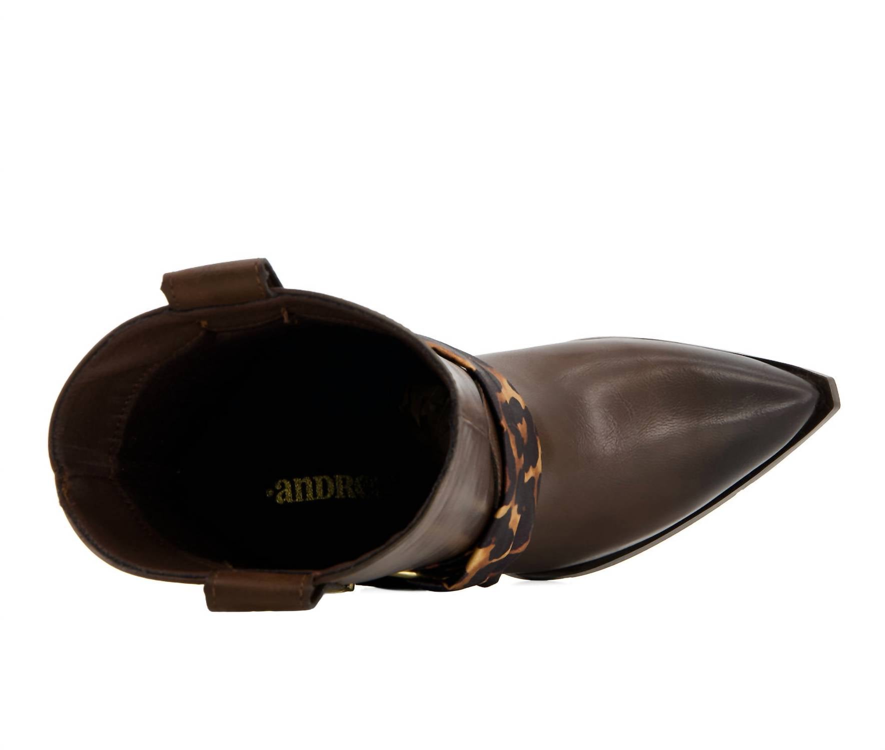 Andrea - Women's Pointed Toe Western Style Boots
