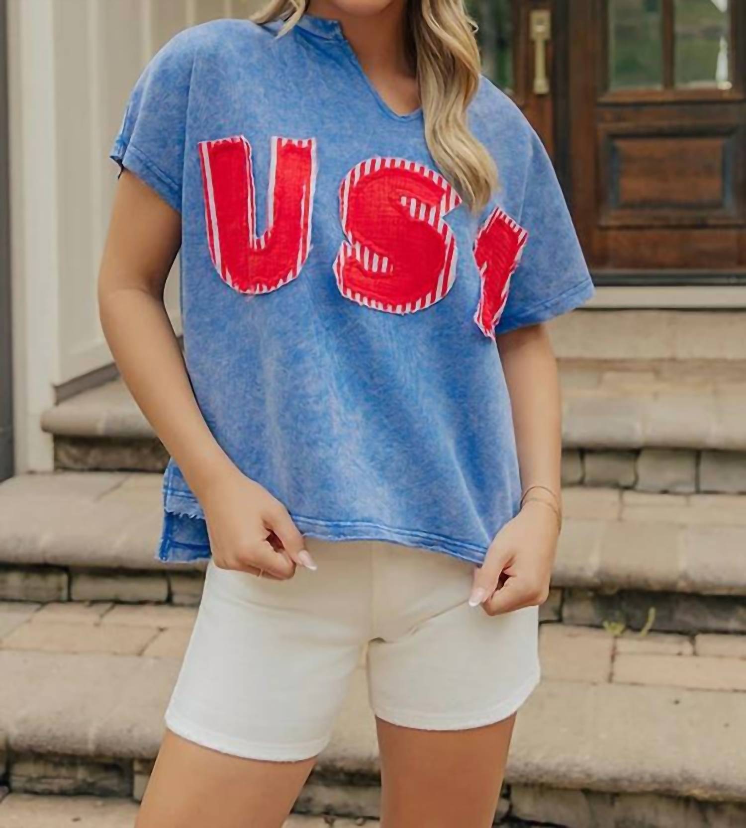 Lovesoft - USA Patch T-Shirt