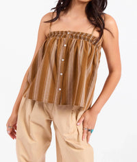 Sadie & Sage - Terra Rose Button-front Cami Top