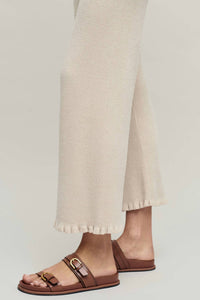 Barefoot Dreams - Rib Ruffle Hem Ankle Pant