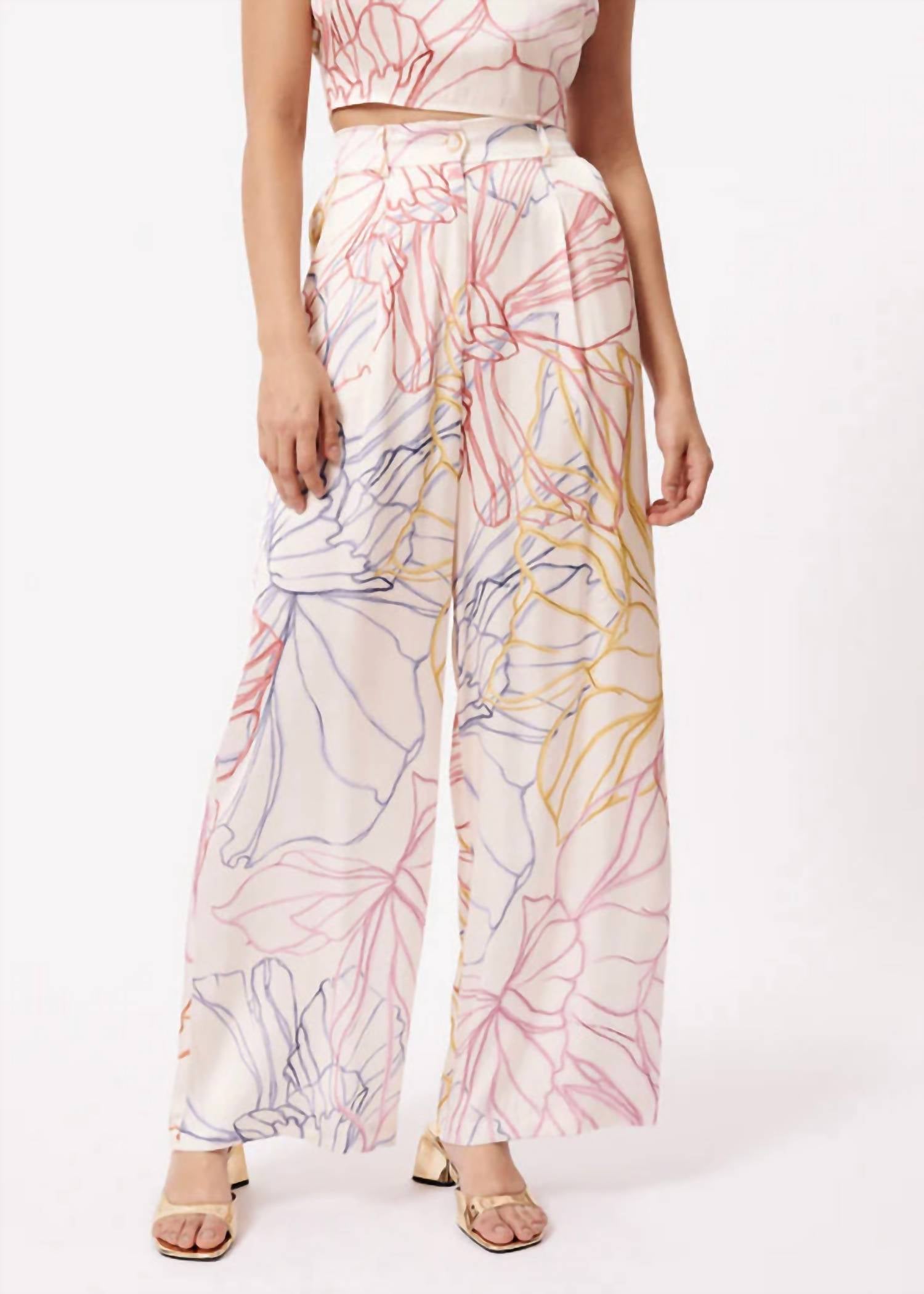 Frnch - Pastel Swirl Pant