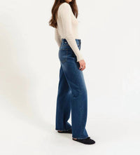 DAZE City Straight High Rise Jean in bright blue - women's jeans - view 5