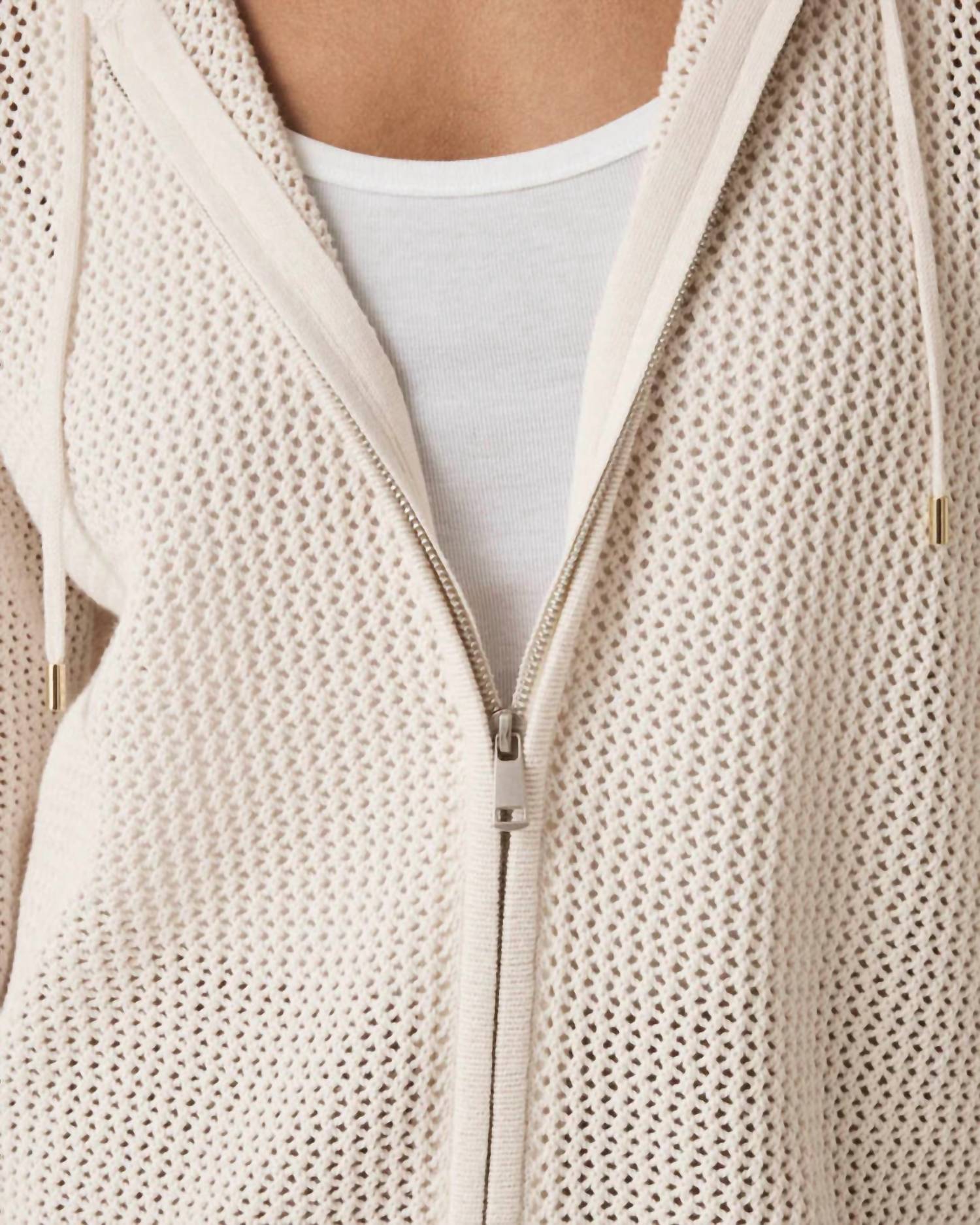 Splendid - Nala Zip Up Sweater Hoodie