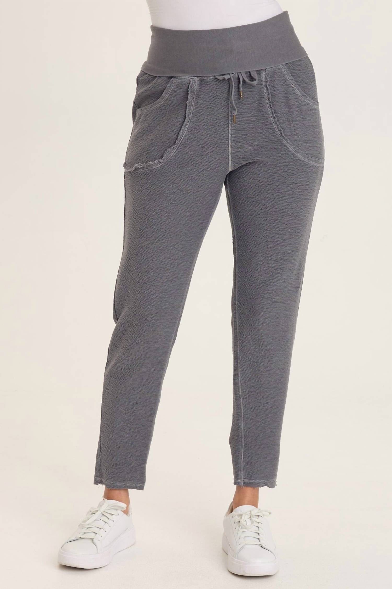 Wearables Kiefer Slim Pant in grey - women's pants - detail view