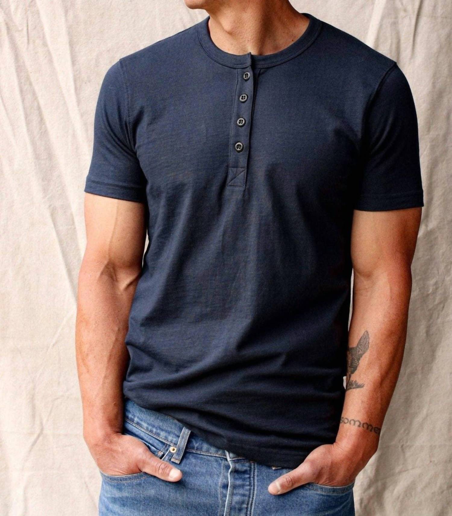 Wiesmade - Reyes Henley Heavyweight 8oz