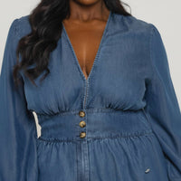 THE SANG Penelope Jumper in dark denim - women's pants - view 4