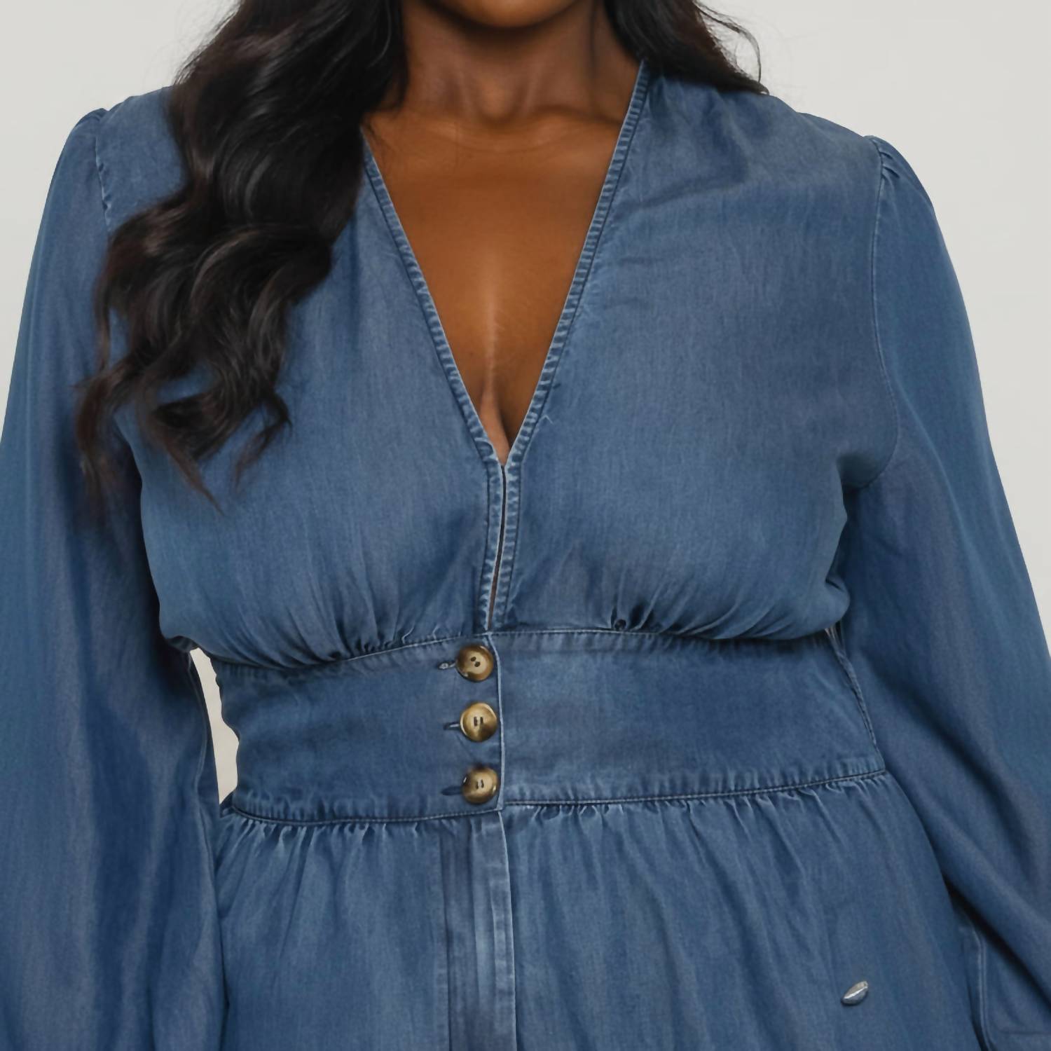 THE SANG Penelope Jumper in dark denim - women's pants - view 4